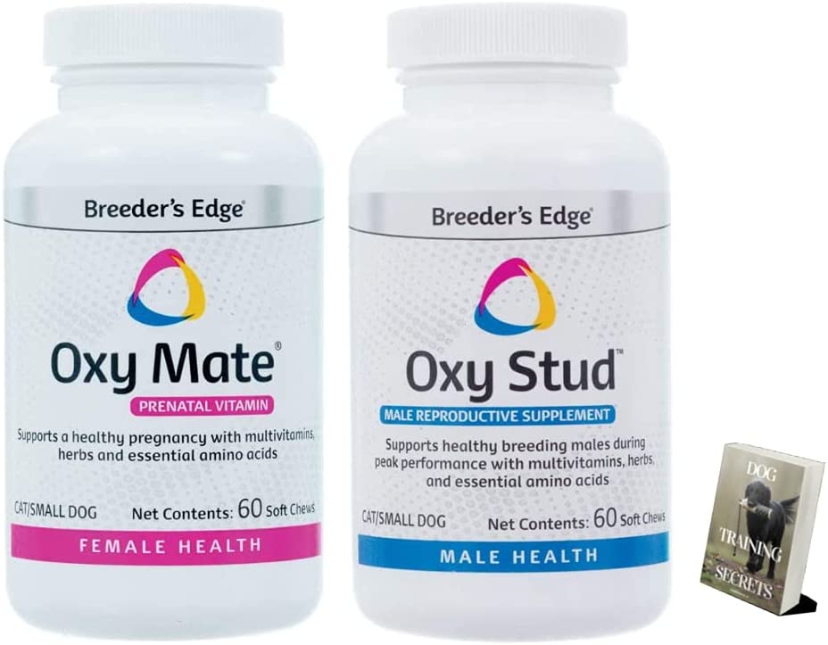 Breeders Edge Oxy Mate & Oxy Stud Treats 120 Ct Set – Pet Prenatal