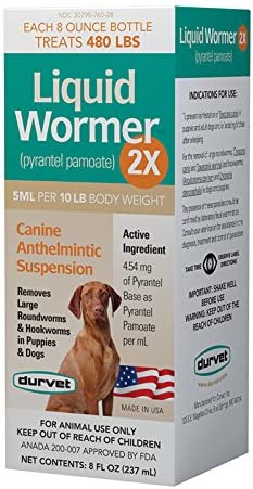 Durvet 2251171 Wormer-Double Strength Liquid Dog – Petpetssmart