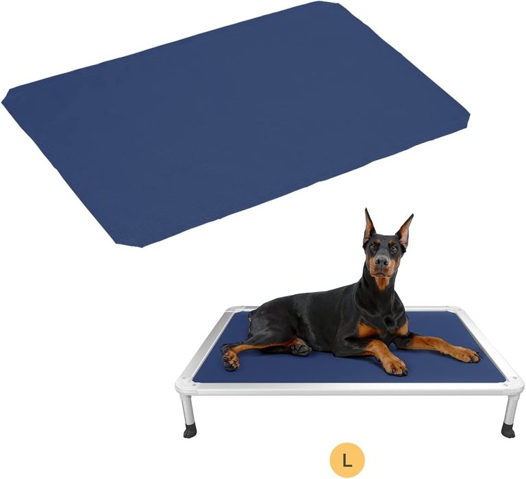 Veehoo Chew Proof Elevated Dog Bed Replacement Cover, Durable