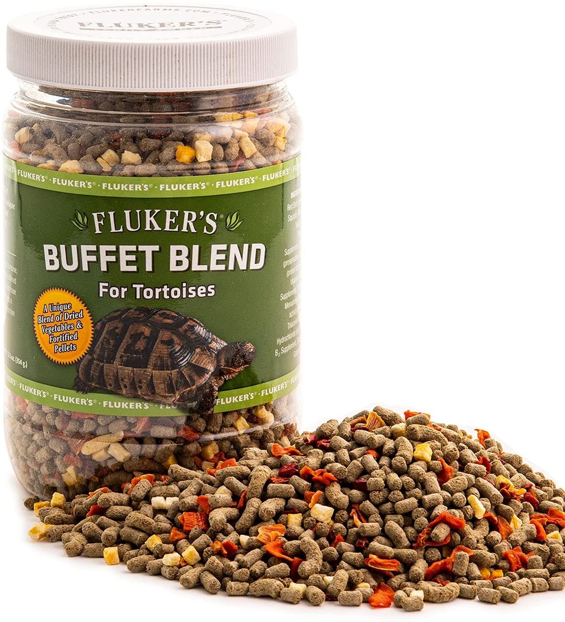 Flukers 70024 Buffet Blend Tortoise Food, 12.5Oz – Petpetssmart