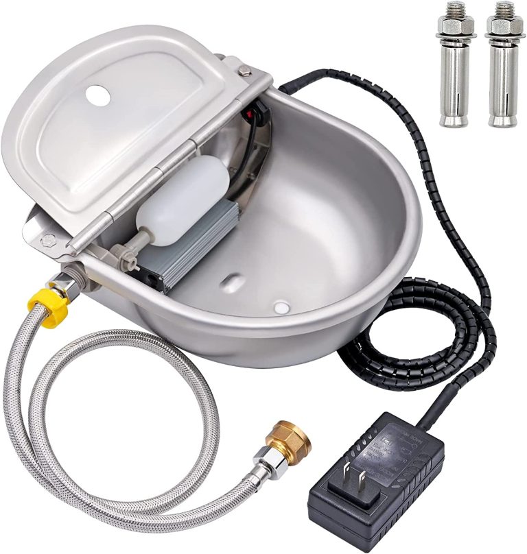 Automatic Heated Dog Bowl Thermal-Bowl Livestock Waterer Water Trough ...